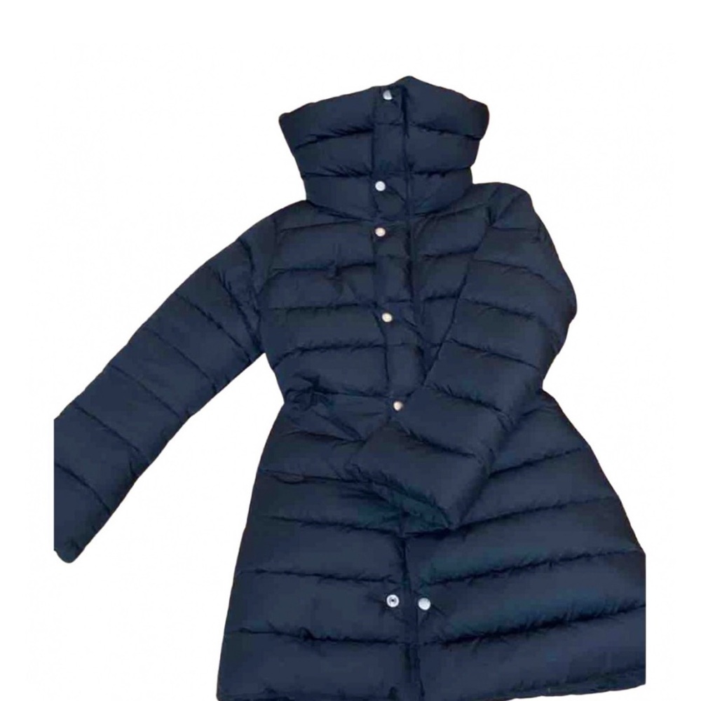 Junya Watanabe Black Puffer Coat with Quilted Design